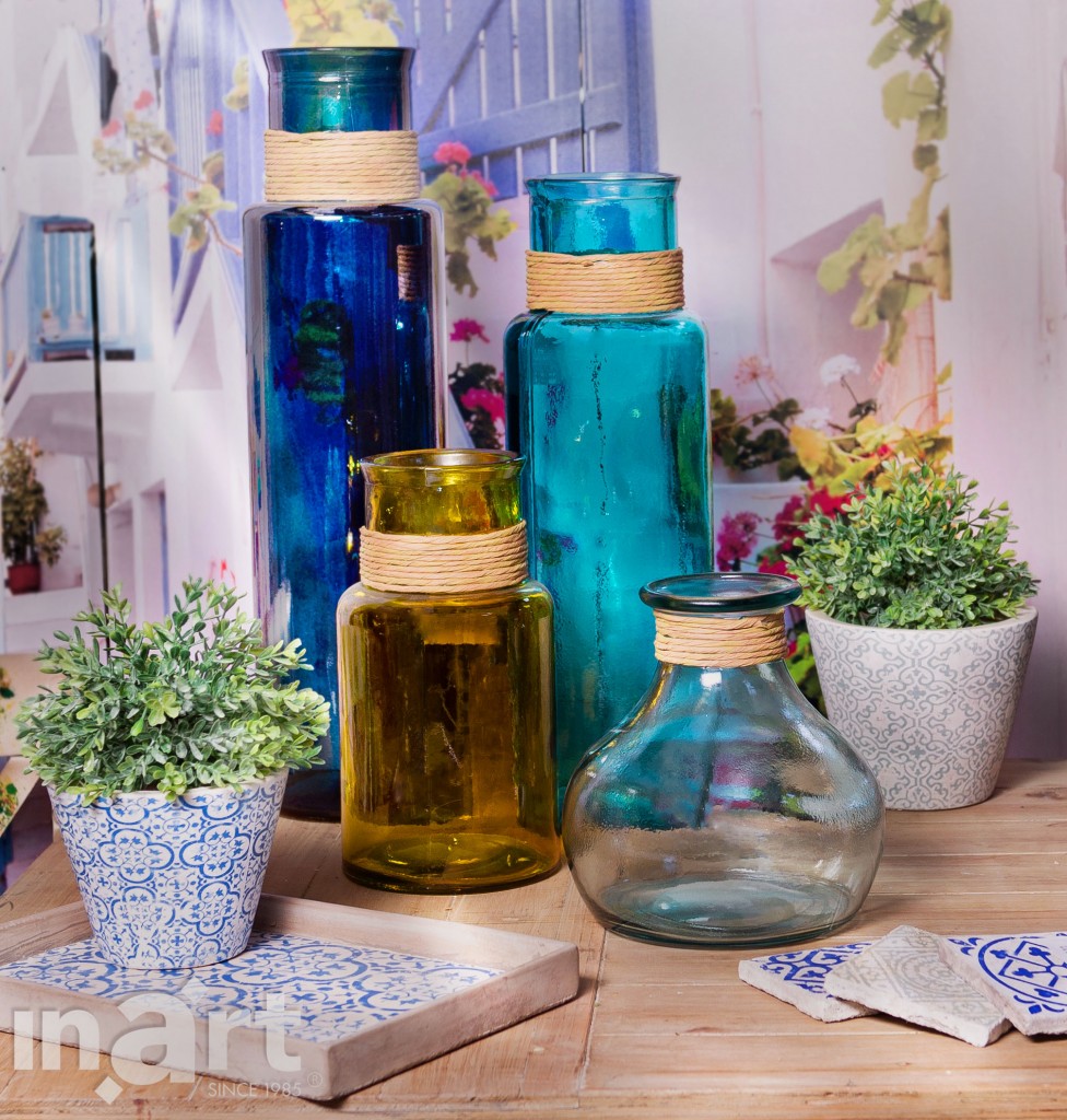 inart deco decoration Vases Bowls Glass