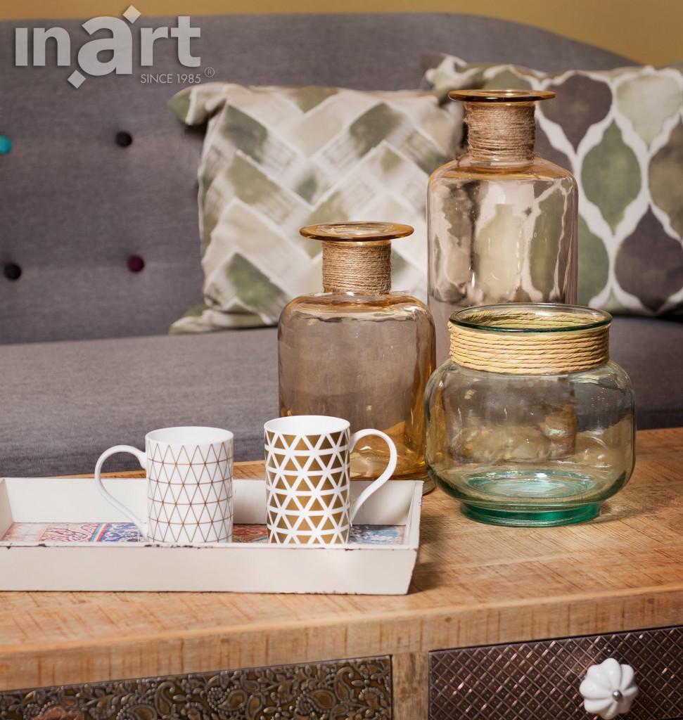 inart deco decoration Vases Bowls Glass